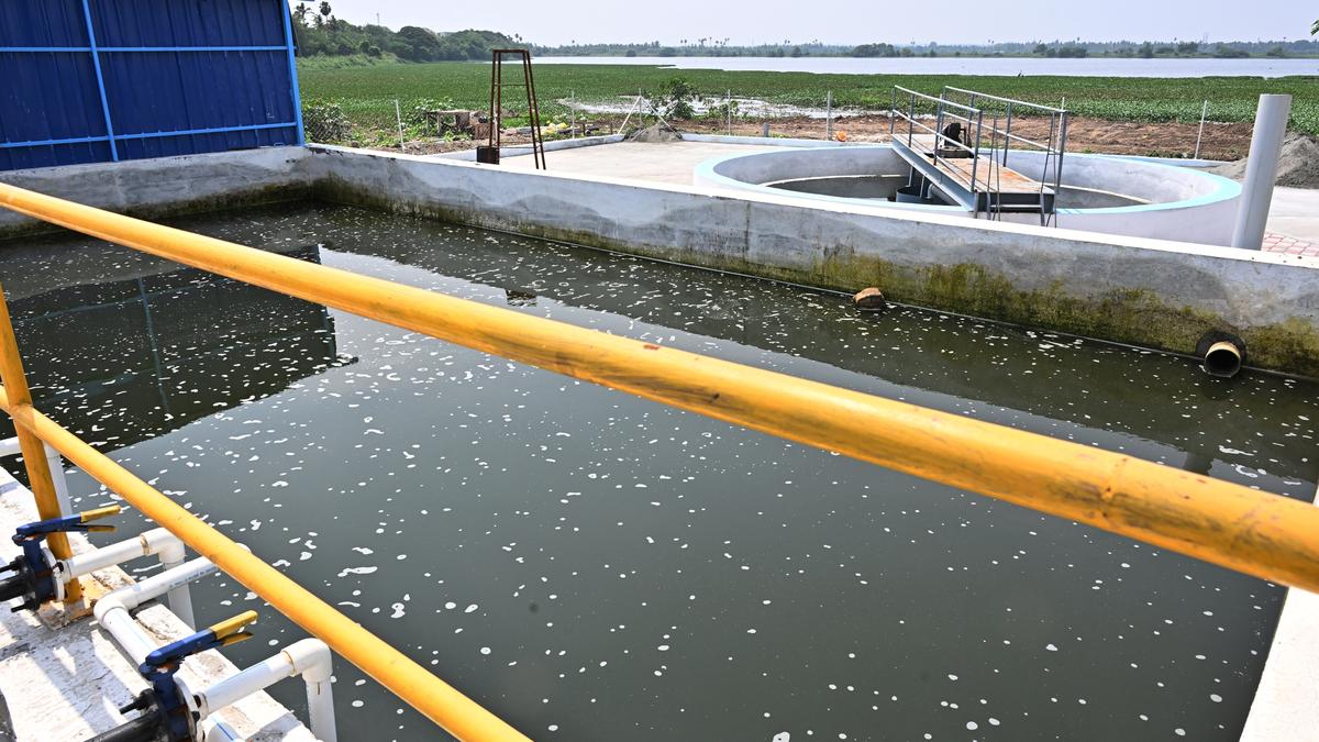 Sewage Treatment Plant nearing completion at Singanallur tank