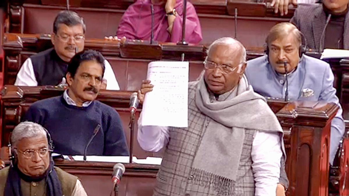 PM Modi gave a general speech in Parliament, did not answer Opposition’s queries: Kharge