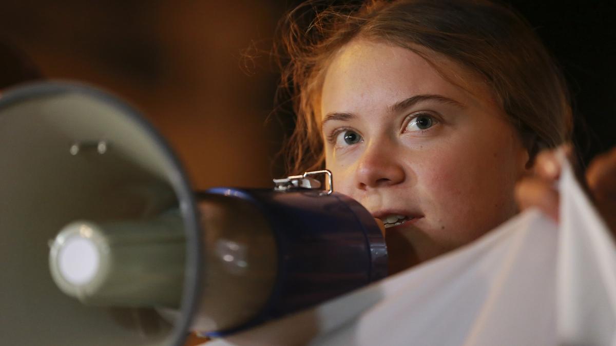 Greta Thunberg protests against Azerbaijan hosting global climate summit