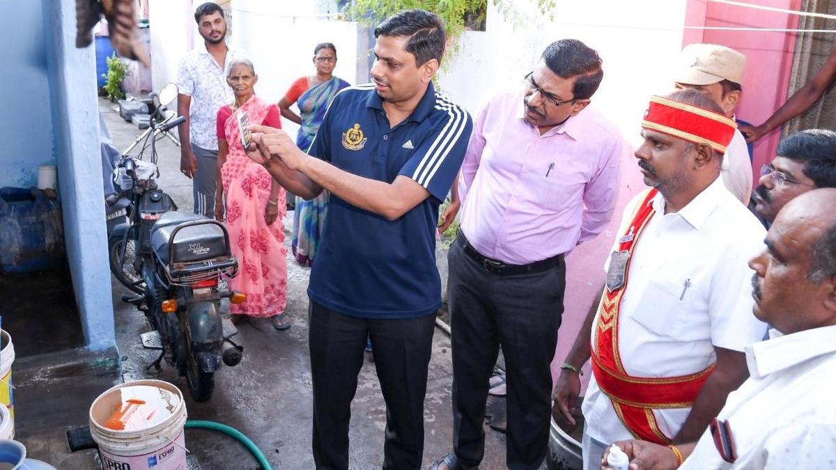 District Collector inspects drinking water supply in Salem Corporation