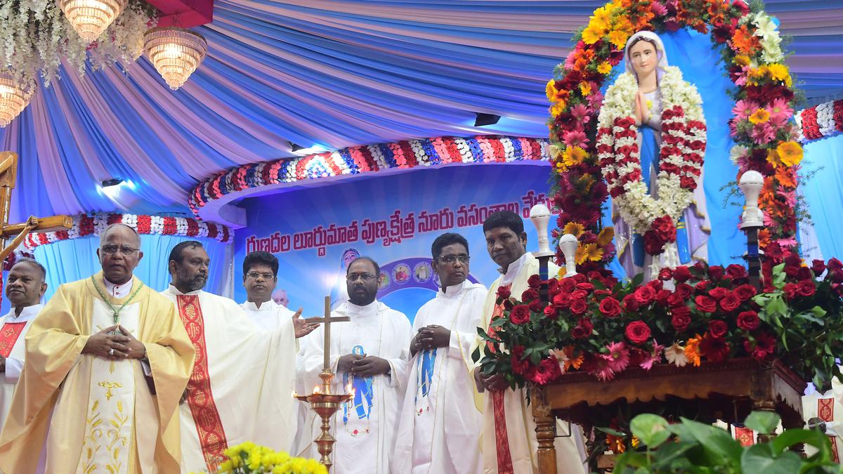 Centenary celebrations begin with special prayers at Gunadala Mary Matha shrine in Vijayawada