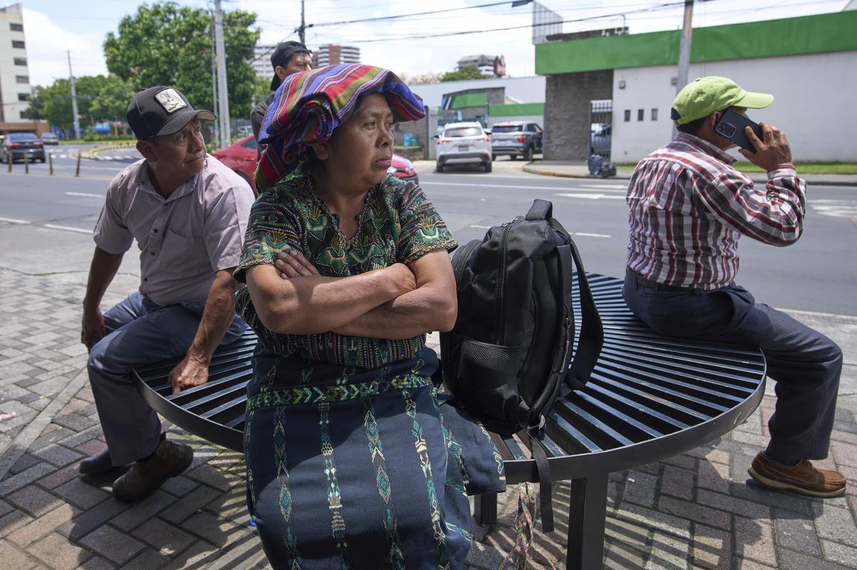 People wait for loved ones from Guatemala deported from the United States outside La Aurora International Airport, in Guatemala City, Sunday, Aug. 31, 2025. People wait for loved ones from Guatemala deported from the United States outside La Aurora International Airport, in Guatemala City, Sunday, Aug. 31, 2025.