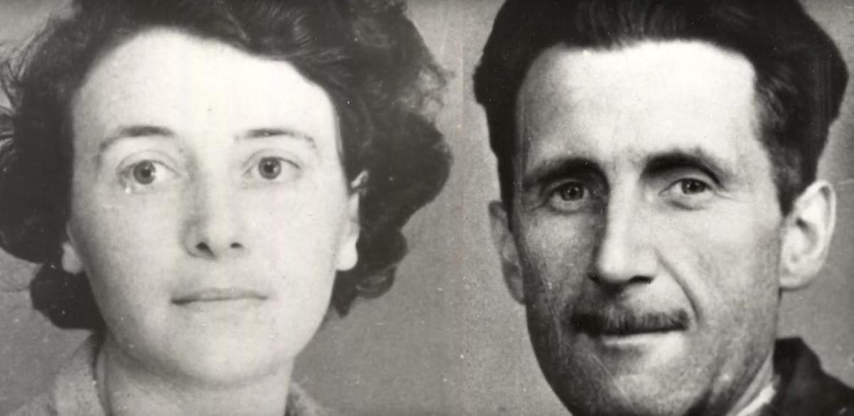 George Orwell and his first wife Eileen O’Shaughnessy.