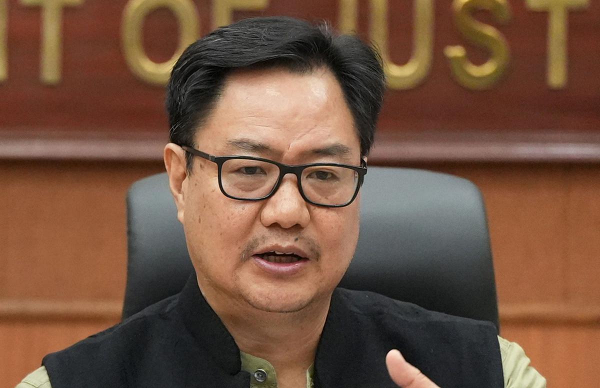 Law Minister, Kiren Rijiju 