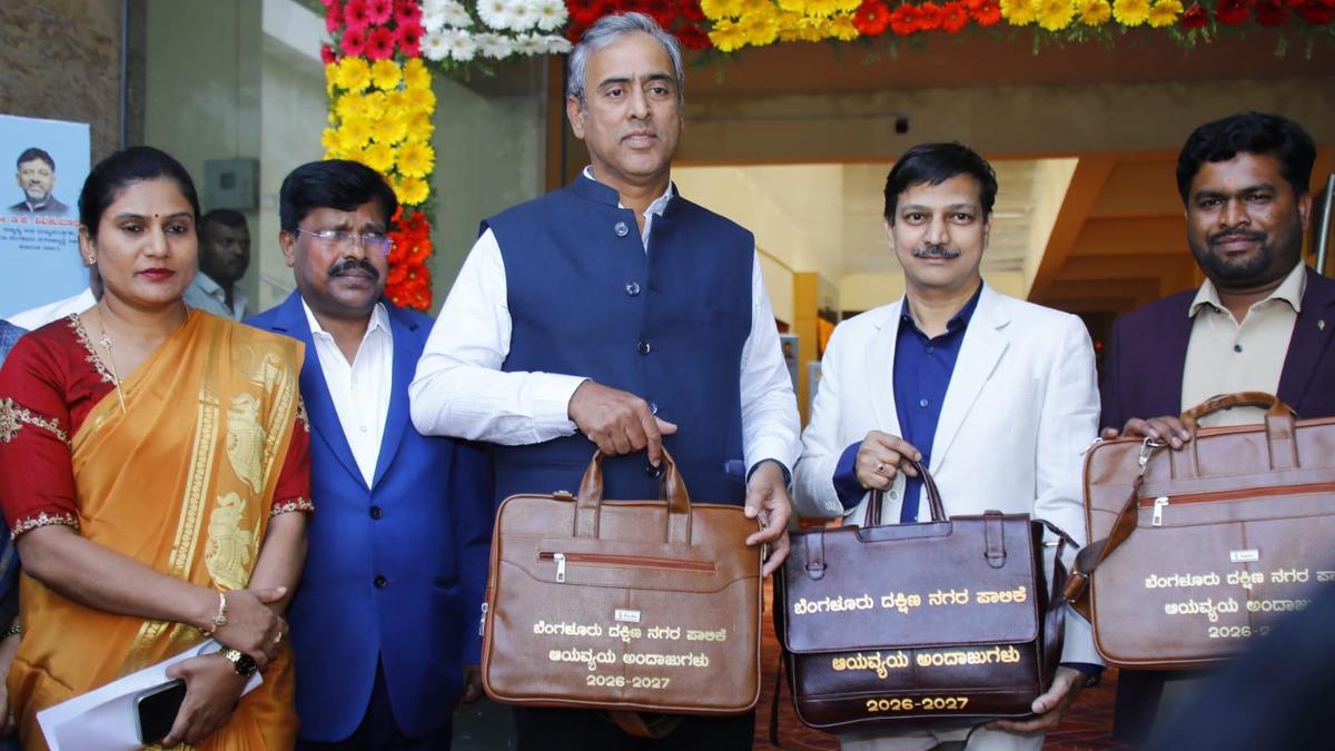 Bengaluru South City Corporation budget 2026–27 focuses on infra push with ₹3,826-crore outlay