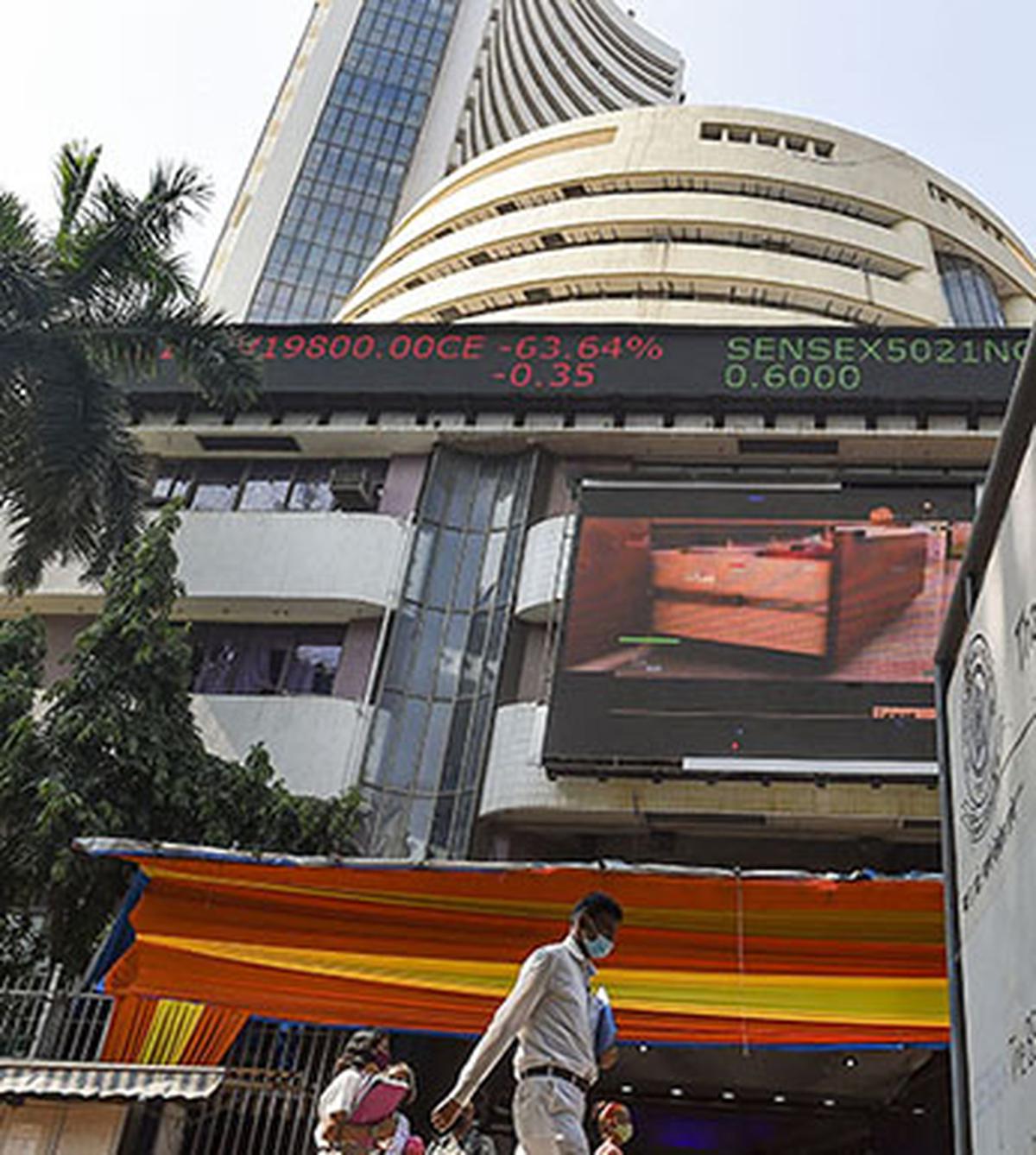 Sensex climbs 104 points; logs 6th day of gain
