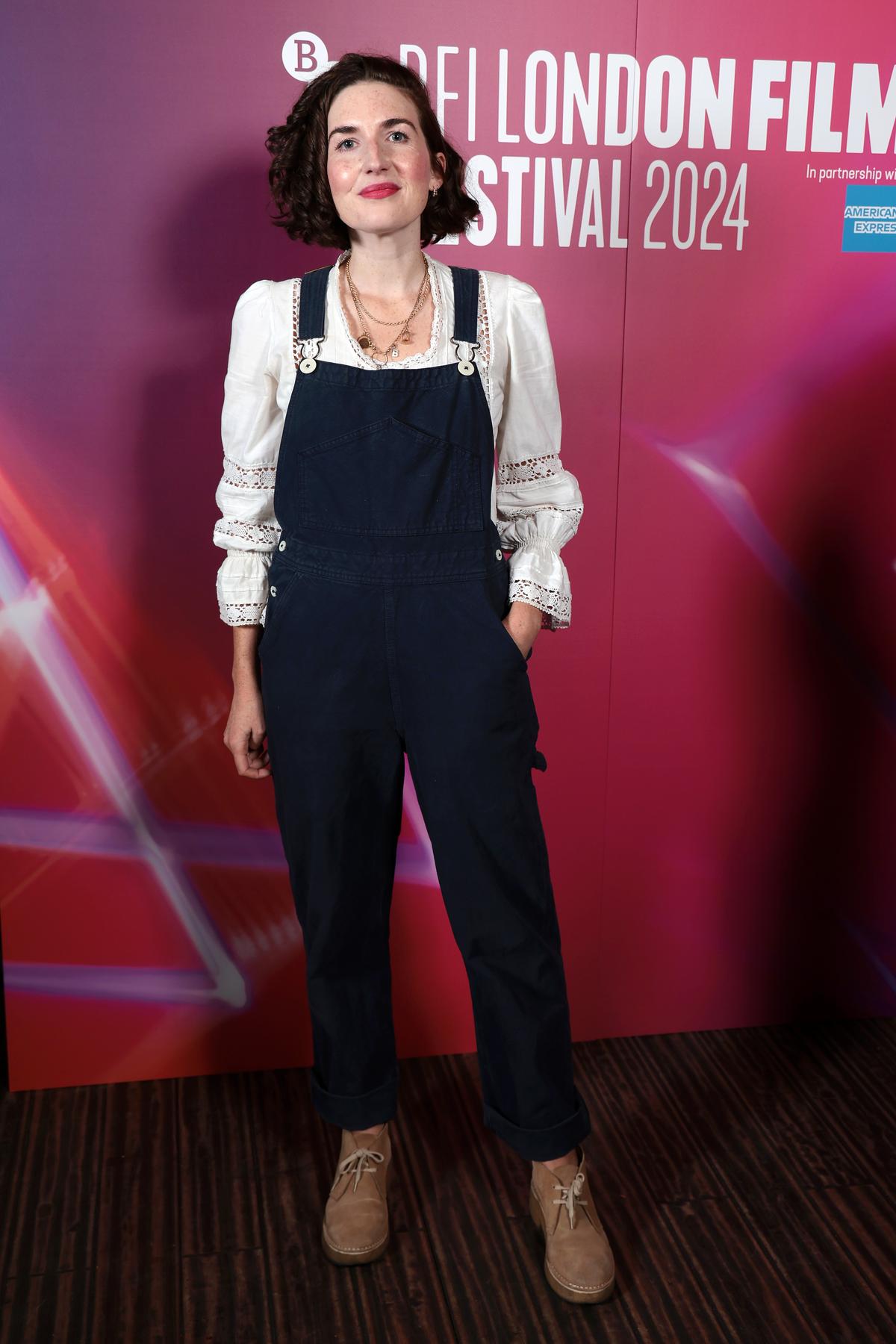 Elizabeth Sankey attends the 68th BFI London Film Festival launch at BFI Southbank on September 04, 2024 in London