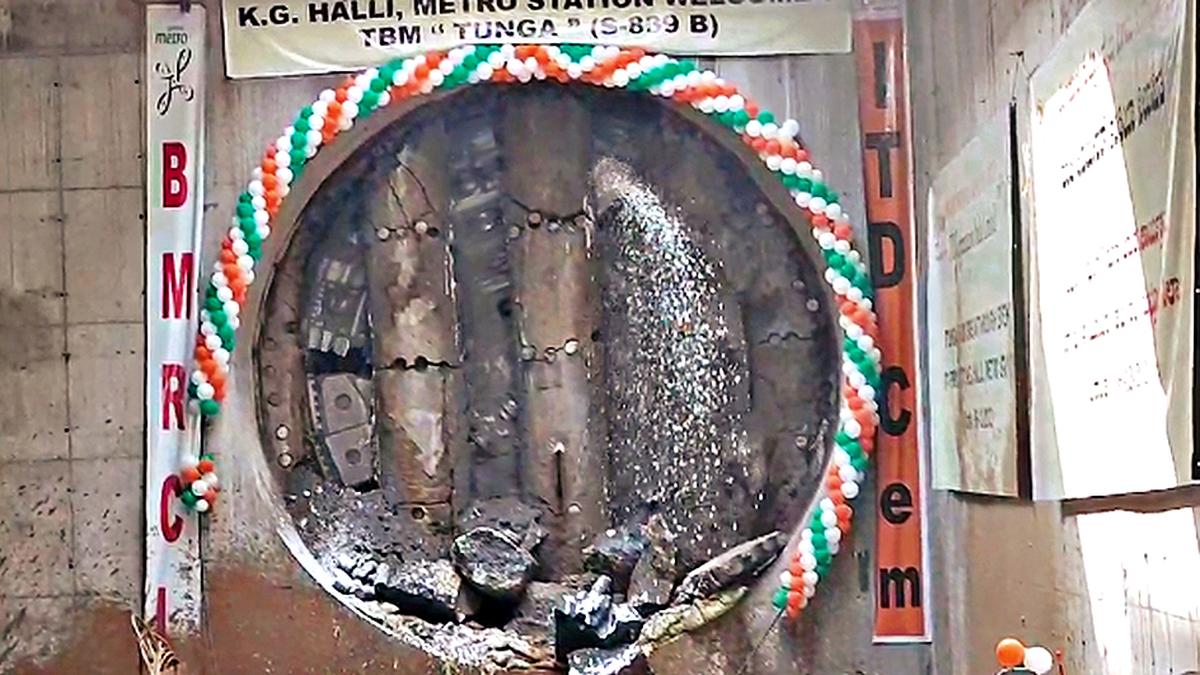 TBM Tunga achieves breakthrough after tunnelling 936.6 metres in Bengaluru