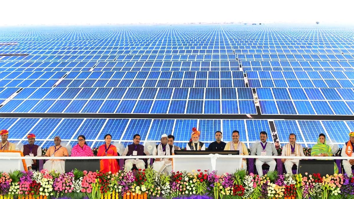 Prime Minister Modi virtually inaugurates solar power plant at Ramagiri in Sri Sathya Sai district