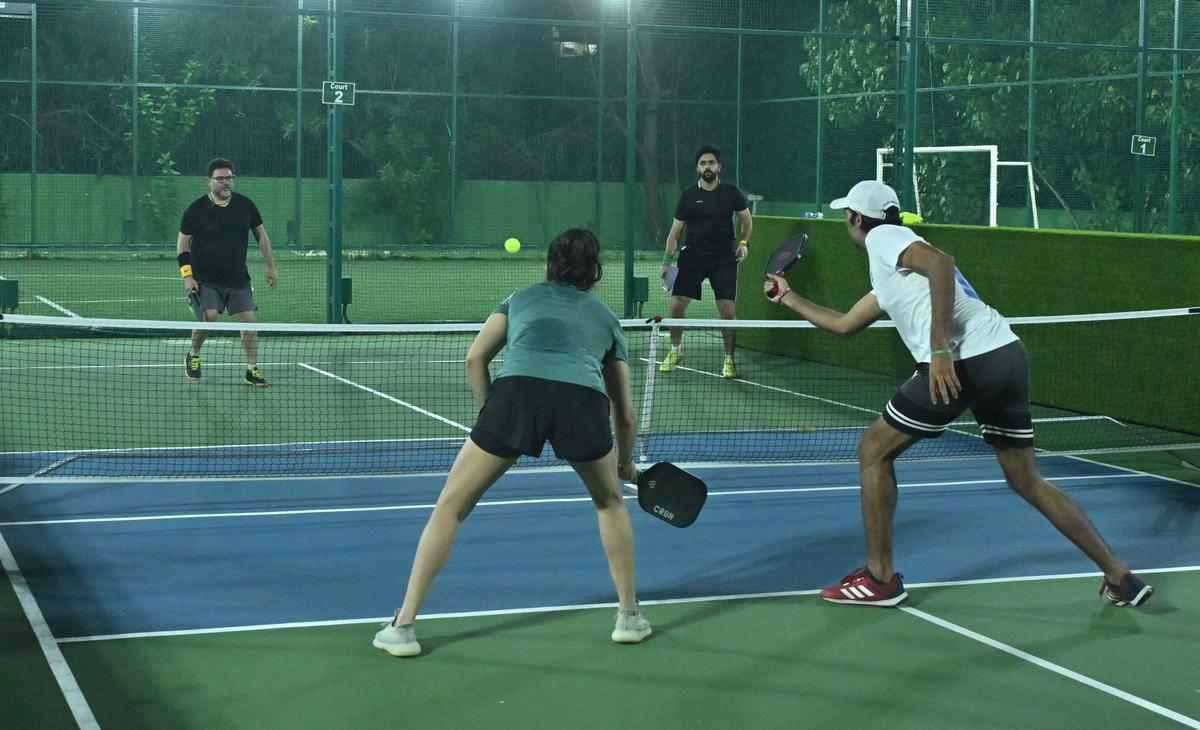 Picable tools like paddlers and balls are less expensive than tennis equipment.