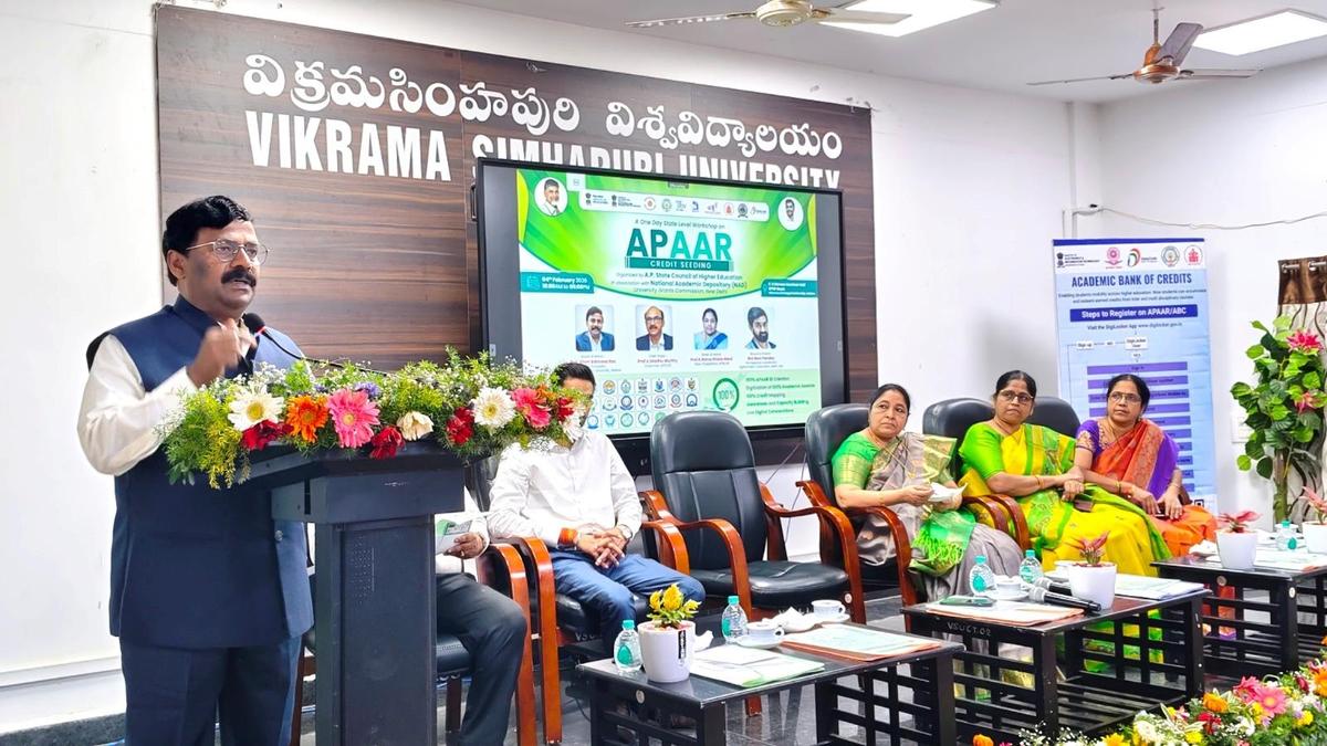 APAAR enables secure digital storage of students&rsquo; academic credits, says VSU V-C