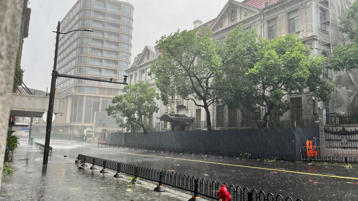 Typhoon Bebinca, the strongest storm to hit Shanghai since 1949, shuts down megacity