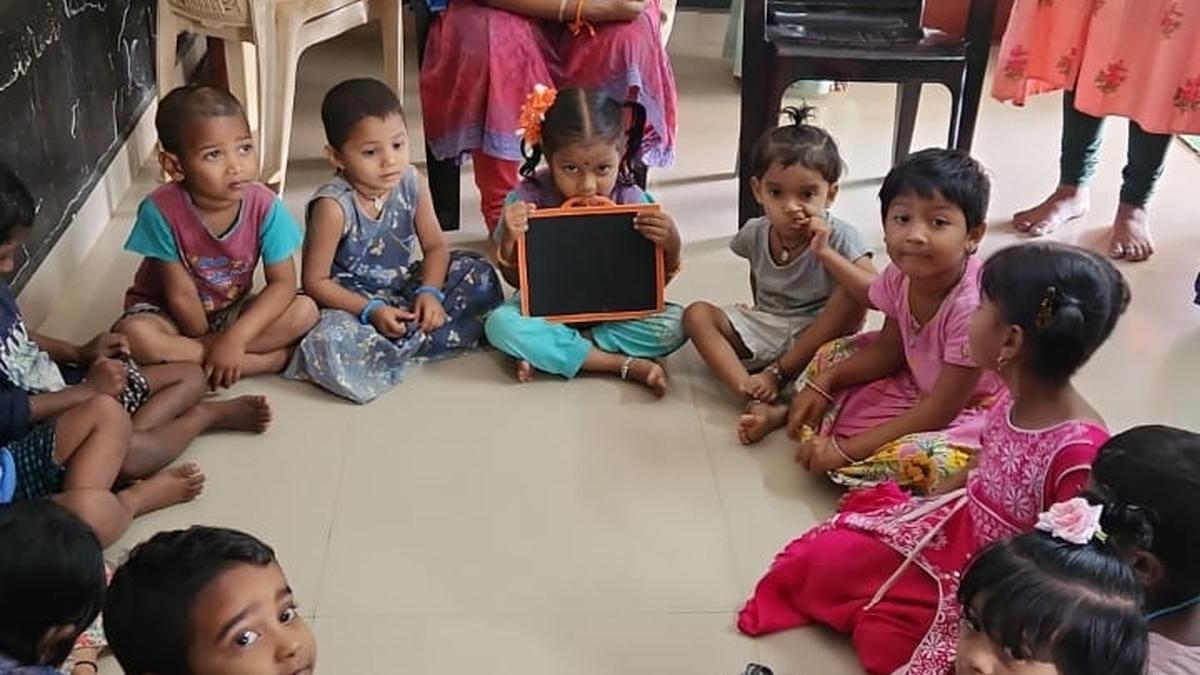 Women and Child Welfare official makes surprise visit to Anganwadi Centre at tribal hamlet in NTR district