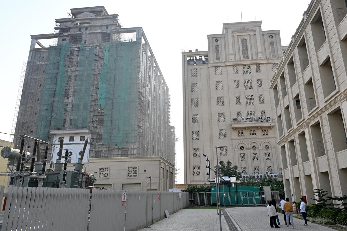 Yotta’s data centre, a hyperscale service provider in India, owned by the Hiranandani Group in Greater Noida, Uttar Pradesh, a part of the National Capital Region. 