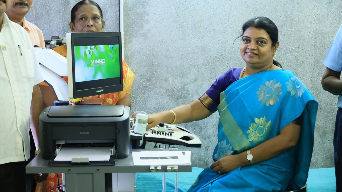 Minister inaugurates free ultrasound camp in Thoothukudi