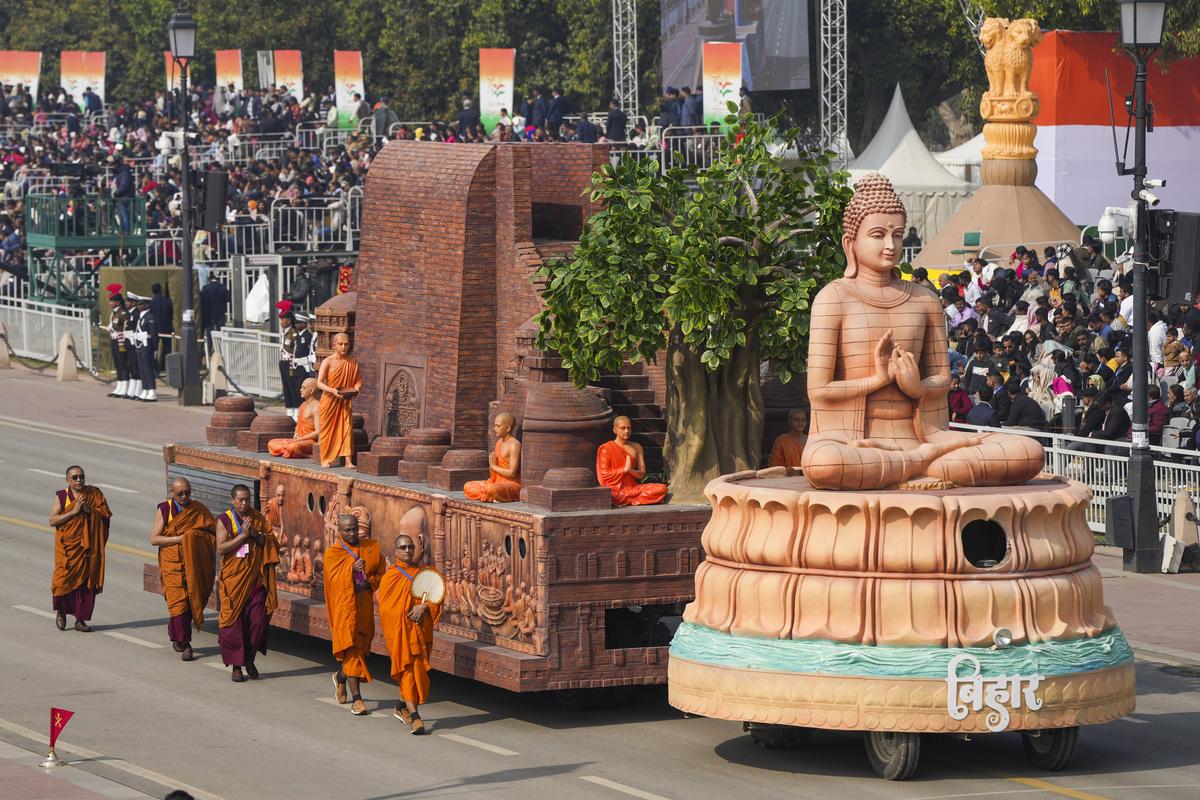 Tableau of Bihar on display. Tableau of Bihar on display.