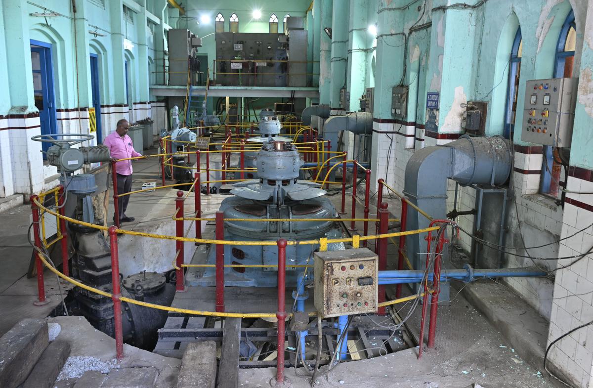 The high-tension pumps that have been in operation since 1936 at Kilpauk Water Works. The high-tension pumps that have been in operation since 1936 at Kilpauk Water Works.