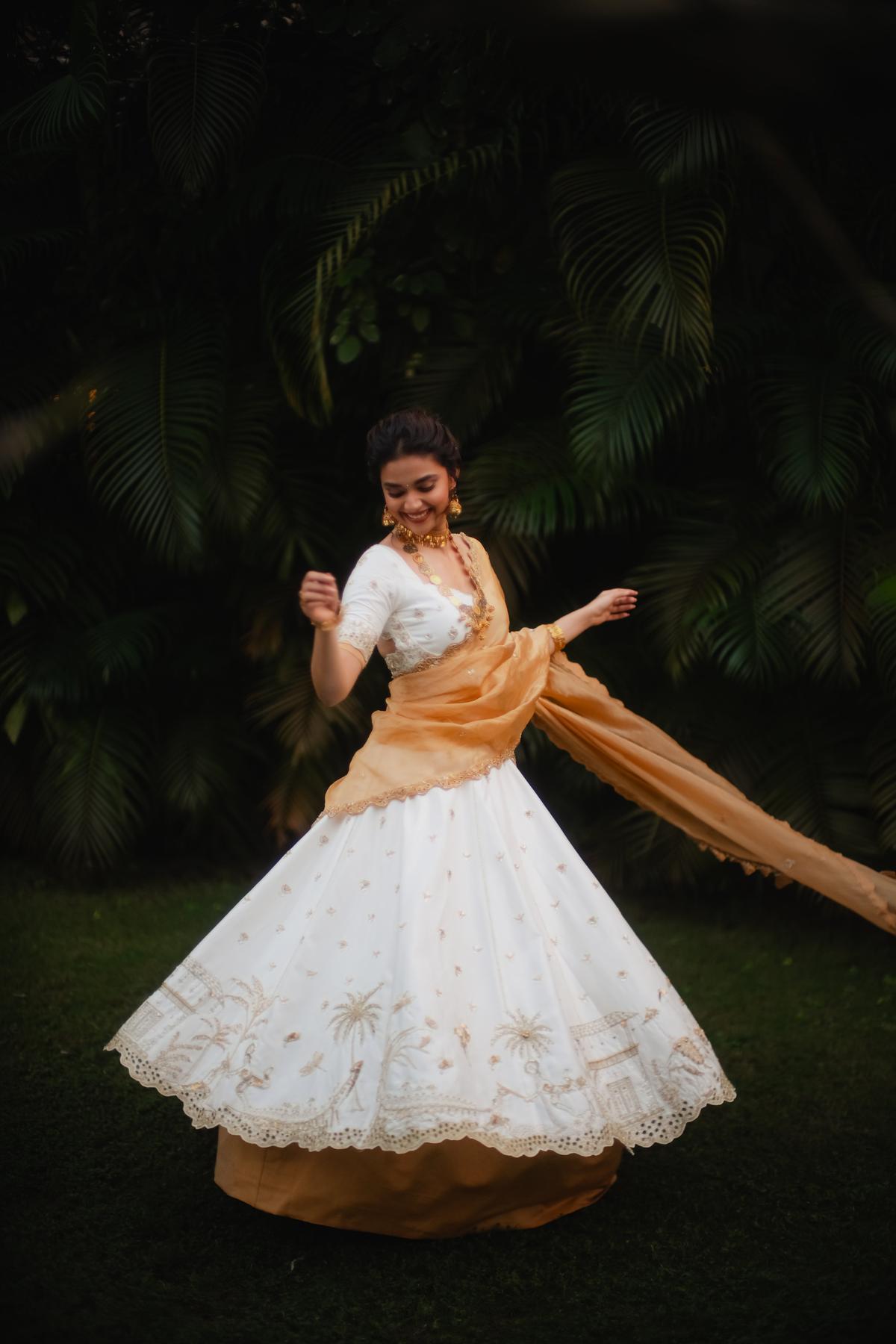 Keerthy Suresh during her wedding festivities 