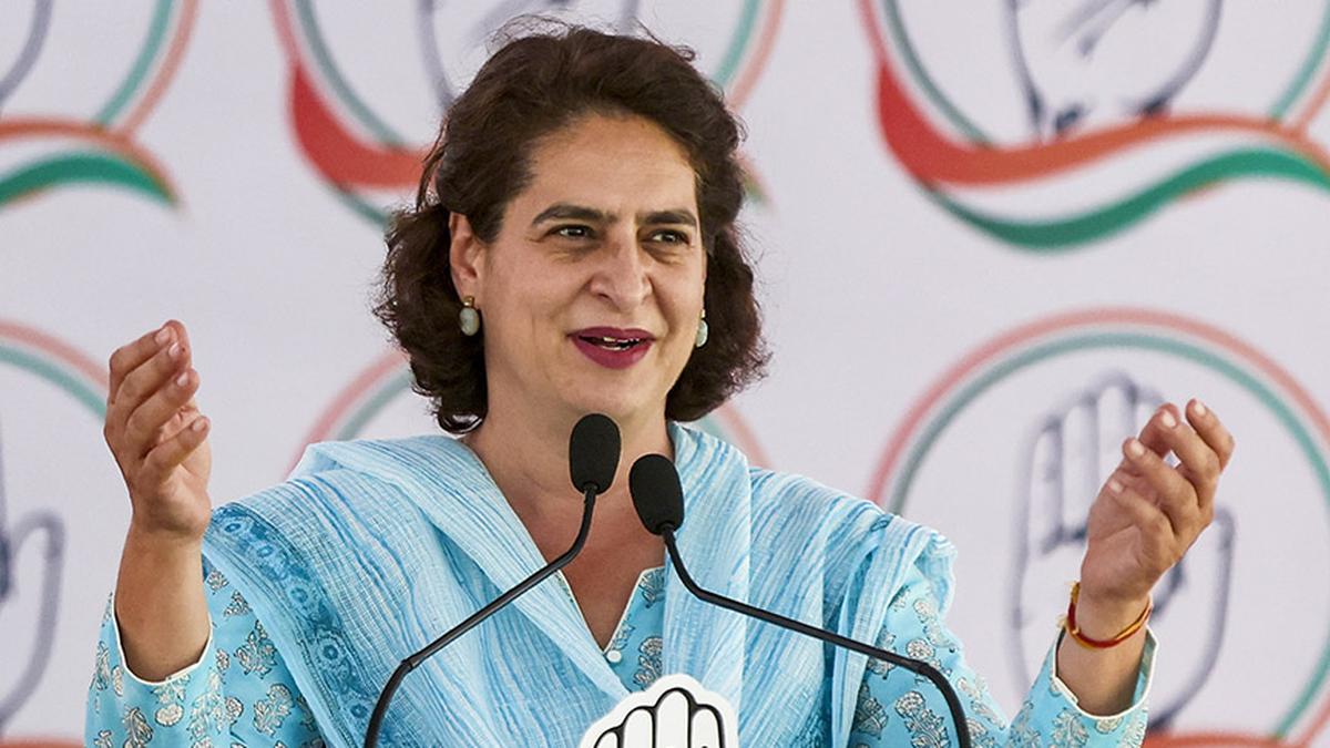 PM Modi's election speeches are hollow talk: Priyanka