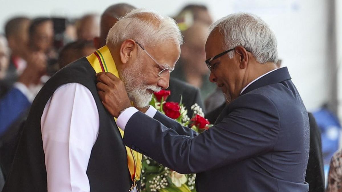 PM Modi receives Mauritius’ highest award