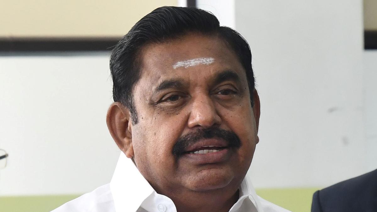 Edappadi Palaniswami questions T.N. CM Stalin’s ‘restlessness’ over Senthilbalaji’s arrest