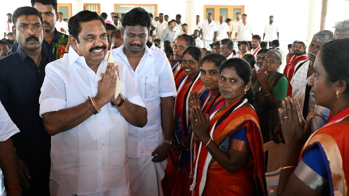 Chief Minister is not willing to conduct caste census, says Palaniswami
