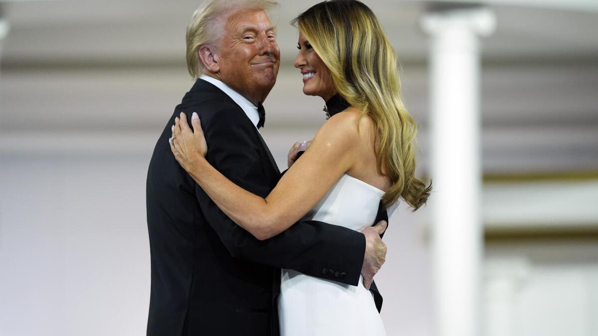 Watch: Donald Trump and Melania Trump dance at Commander-in-Chief Ball