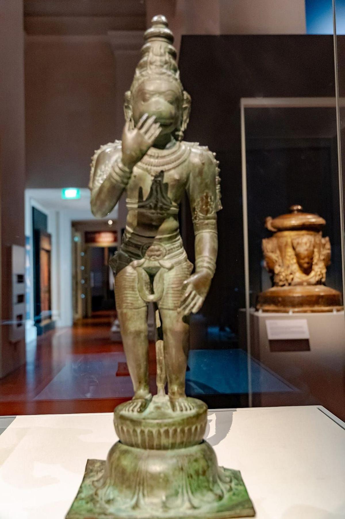 The Hanuman idol was acquired by the Asian Civilisations Museum, Singapore, in 1998. Despite overwhelming evidence of provenance, the museum continues to hold on to the stolen idol. 