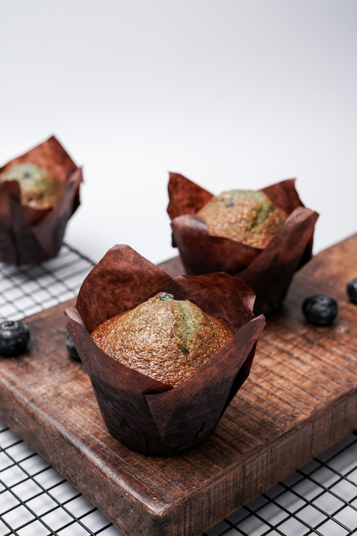 Blueberry muffins at the newly-opened La Forno Cafe in Thiruvananthapuram 