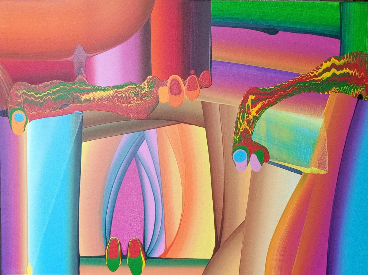 An artwork by Bose Krishnamachari An artwork by Bose Krishnamachari