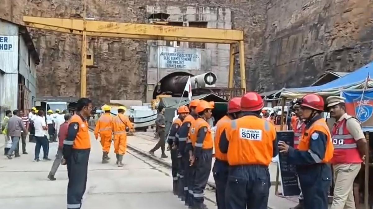 Telangana tunnel collapse: Search operations underway to locate seven missing persons