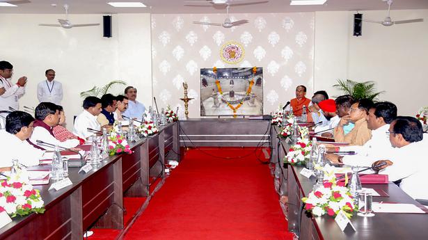 Row over Lord Mahakal’s portrait at centrestage in Madhya Pradesh cabinet meeting