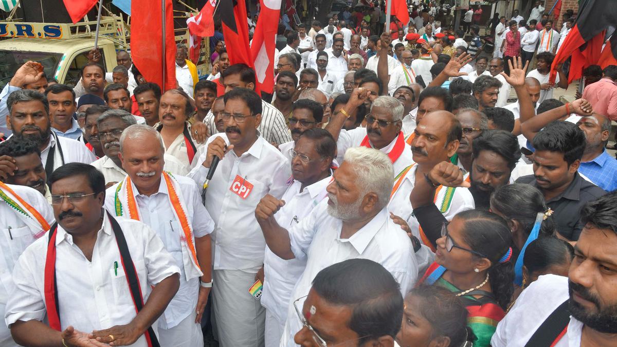 Puducherry temple land grab | Political leaders seek resignation of two BJP legislators