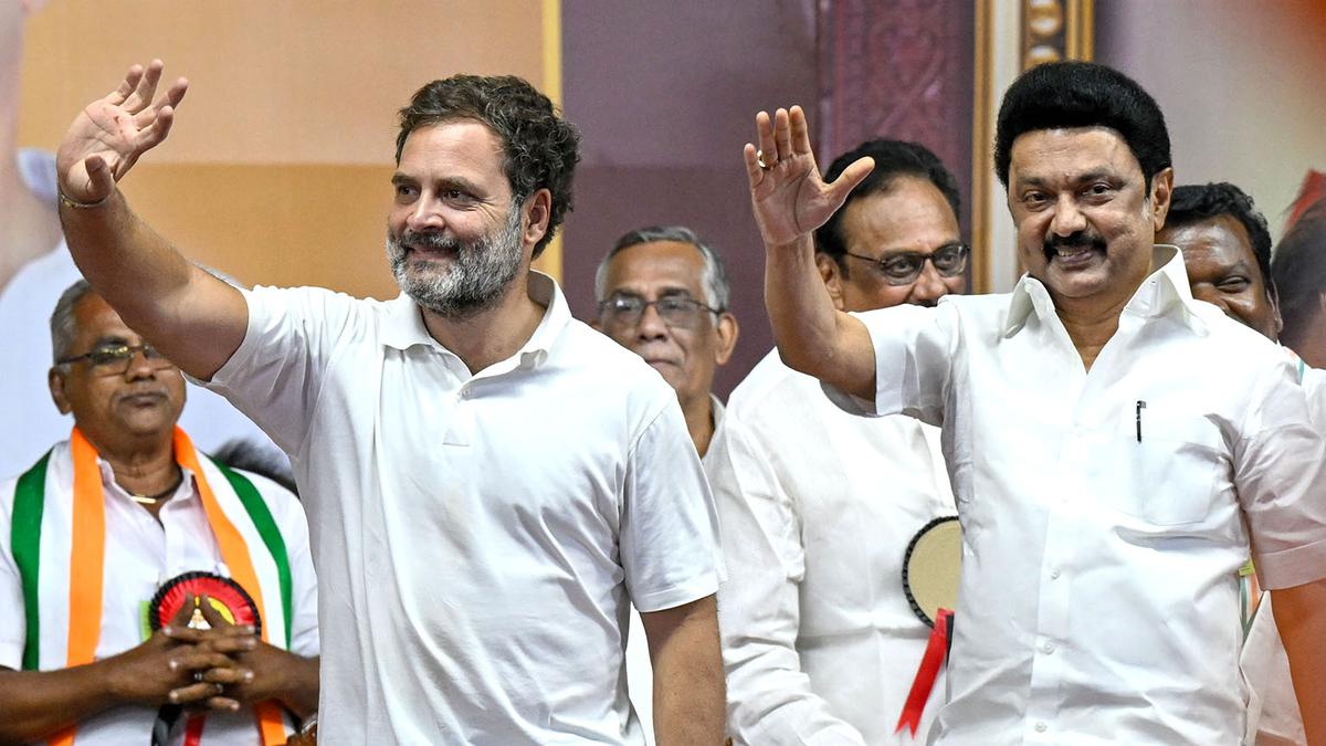 Rahul Gandhi’s growing support has unsettled many, says Stalin