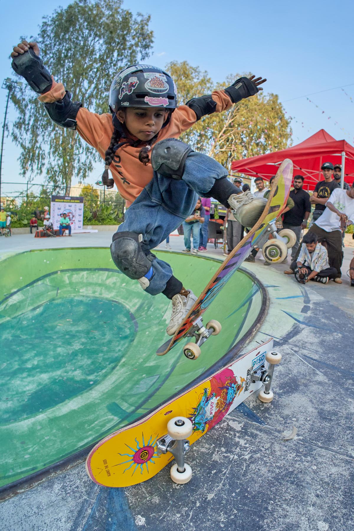 A young skateboarding enthusiast in Bengaluru.