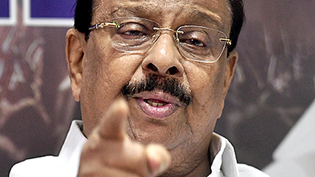 K. Sudhakaran slams Kerala government for ‘inaction’ on drug menace