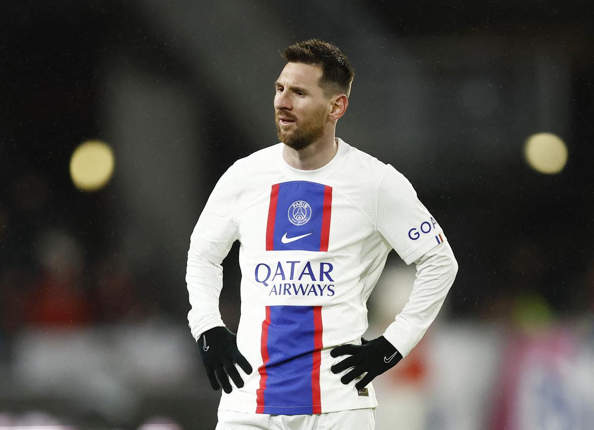 Paris St Germain’s Lionel Messi. File