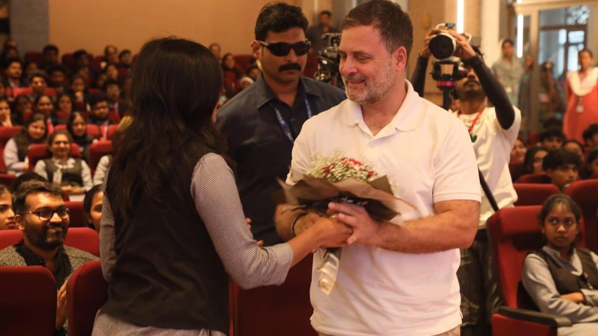 Rahul Gandhi Visits College, Joins Kalaripayattu