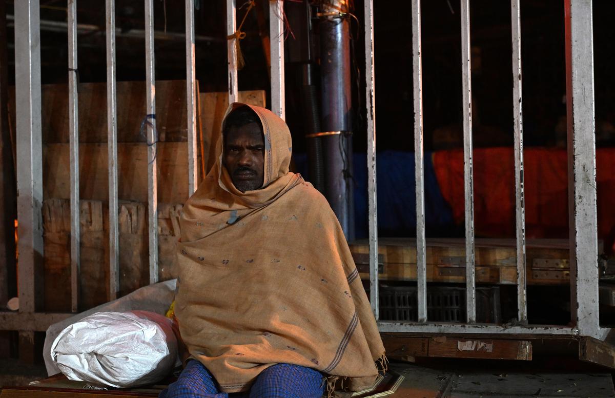 Homeless people, constantly exposed to harsh weather, also face mental health challenges.