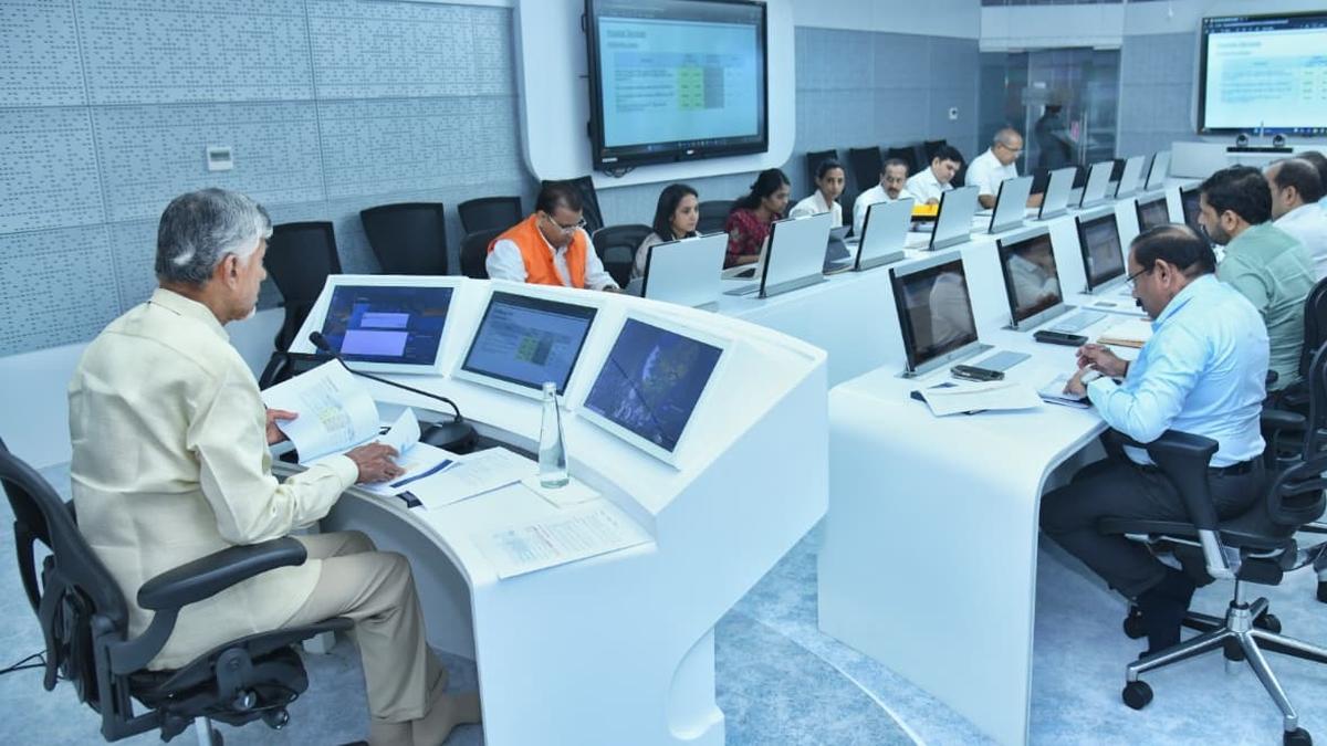 Make arrangements for PM’s Drone City foundation laying during Srisailam visit on October 16, Naidu tells officials