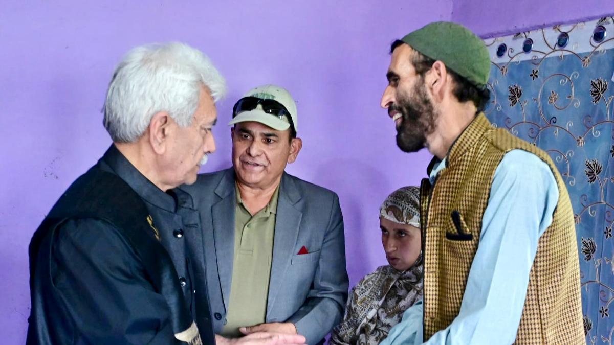 Raj Bhavan and the ruling NC in Kashmir spar over offer of jobs to family of local Pahalgam terror victim