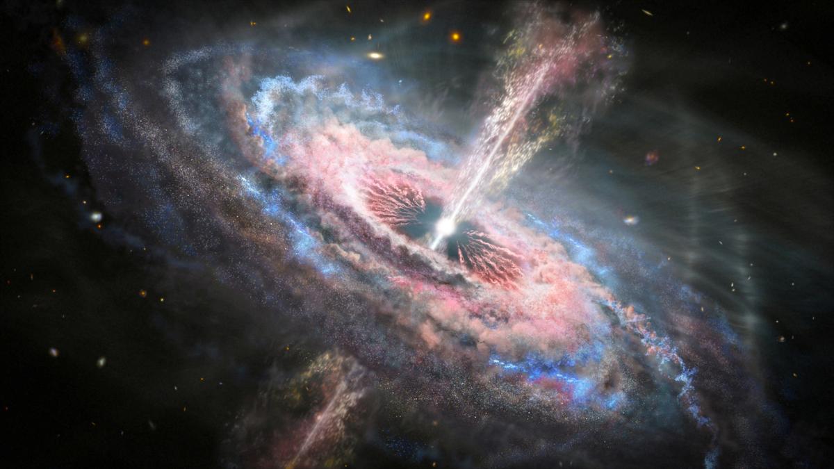 Faraway black hole unleashes record-setting energetic jets