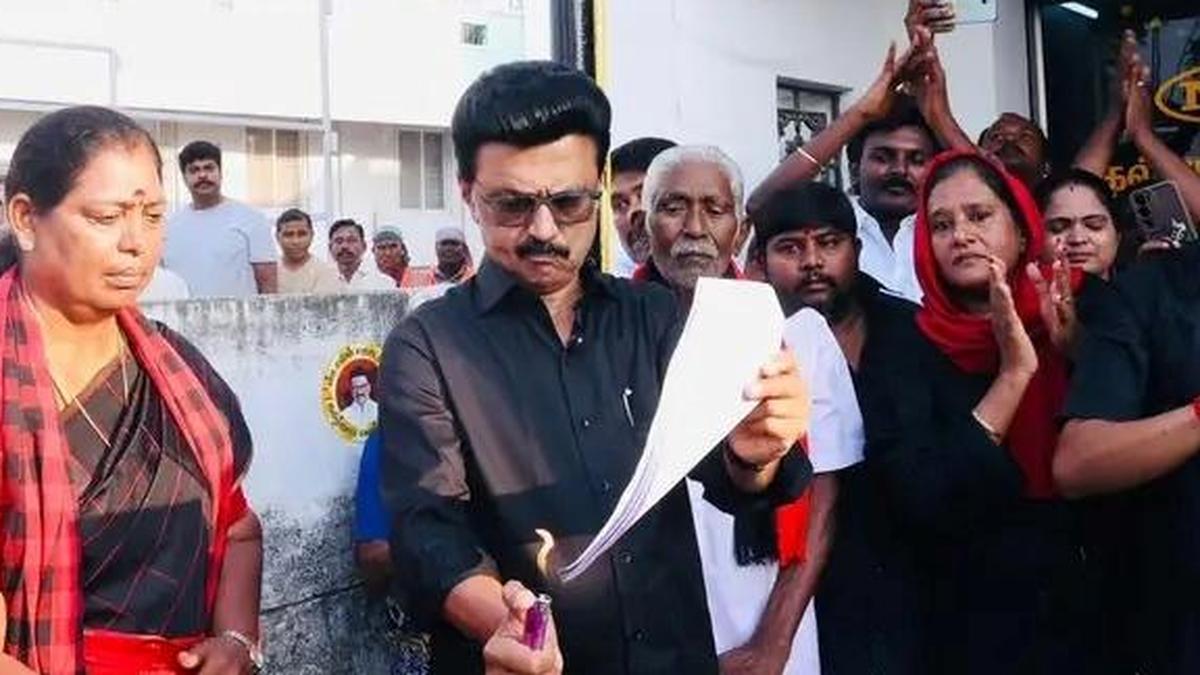 Stalin Burns Delimitation Bill Warning of Power Loss