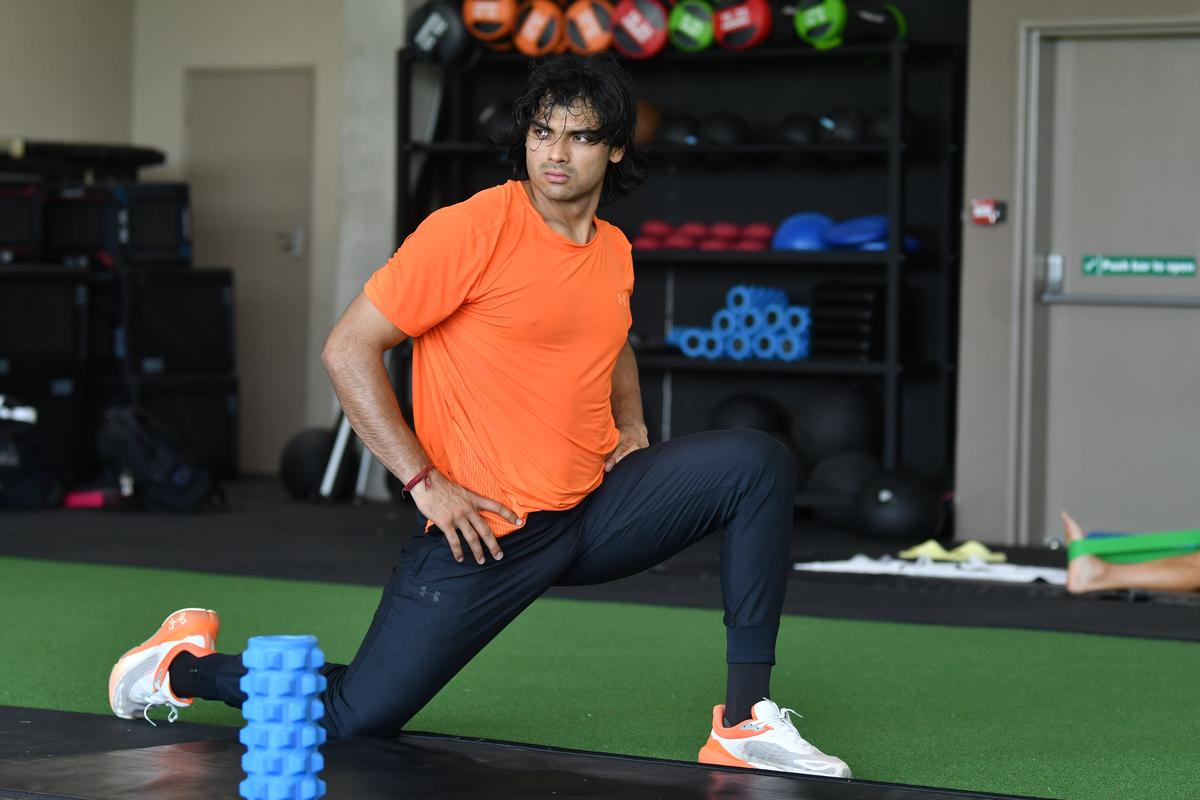 Neeraj Chopra’s training involves a vast library of exercises.