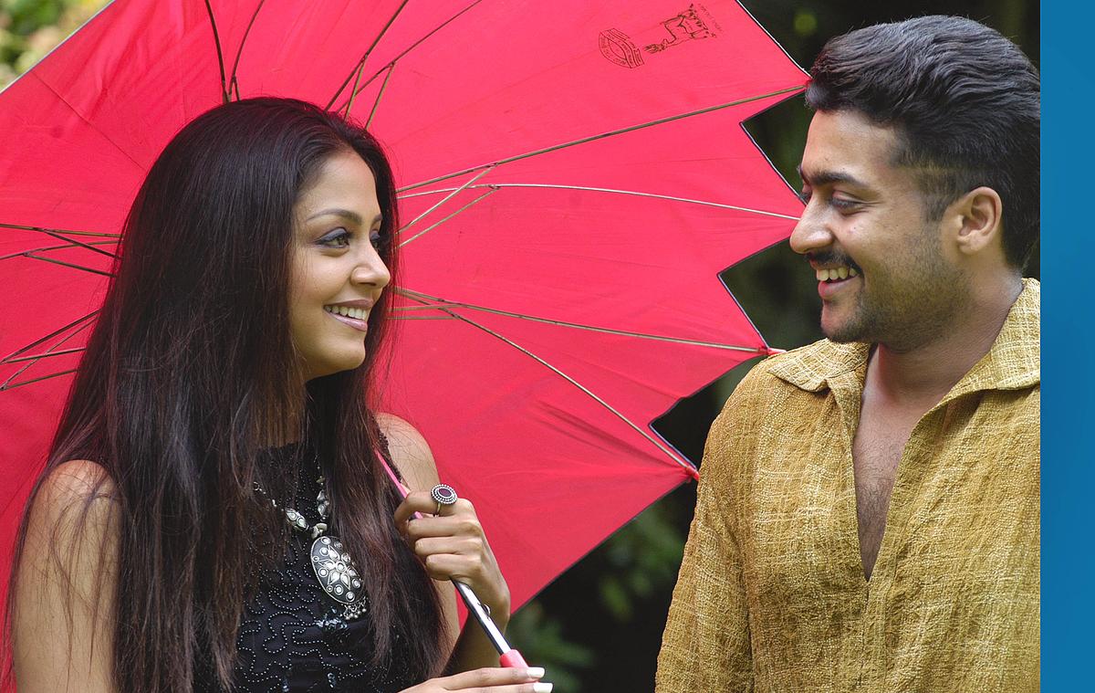 THE HINDU ARCHIVES: Jyotika and Suriya pair up for The Hindu’s Take Two edition, at AVM studios in Chennai on May 03, 2004
