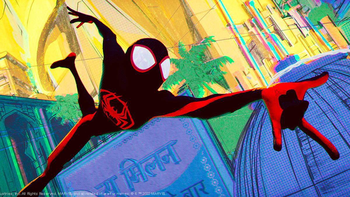A still from ‘Spider-Man: Across the Spider-Verse’.