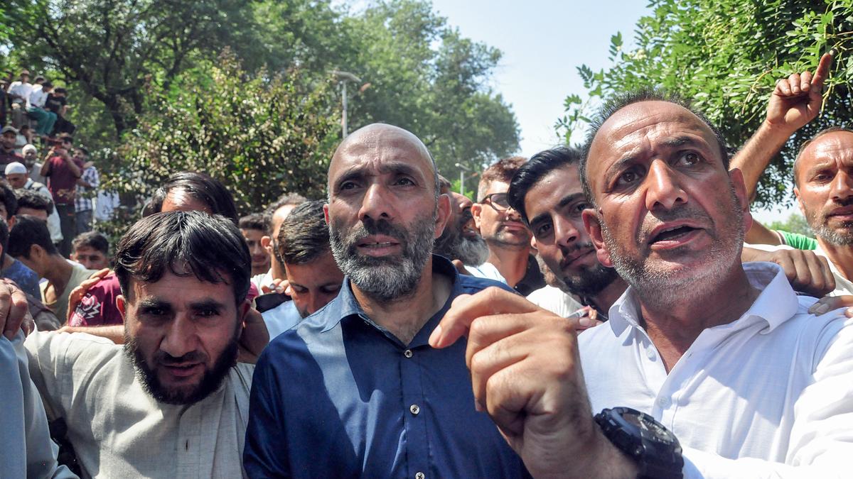 Engineer Rashid’s brother files nomination papers from hometown Langate in north Kashmir