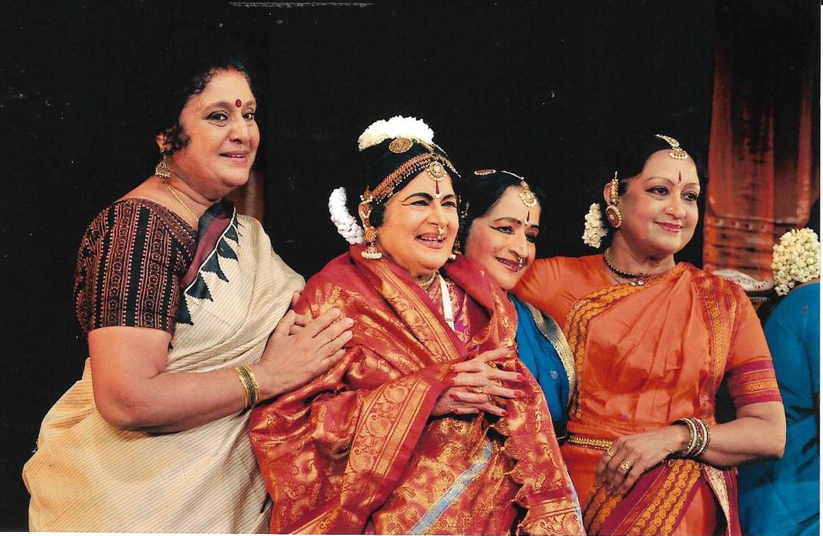 Chitra Visweswaran, Kumari Kamala, Rhadha, and Padma Subrahmanyam.