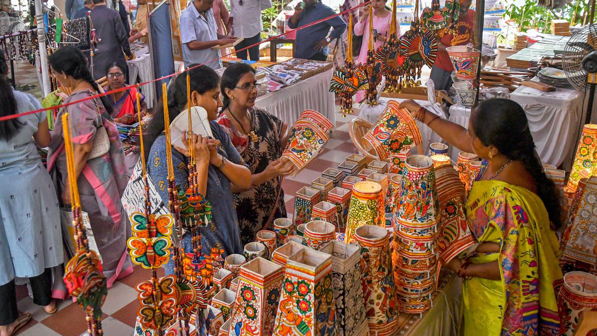 Meet the craftspersons from across India at Weaves and Crafts Bazaar in Visakhapatnam