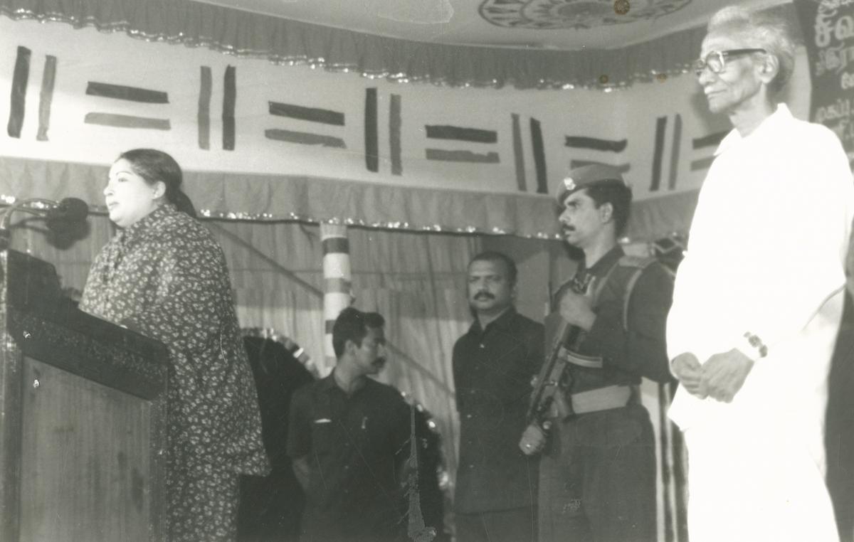 Jayalalithaa and S.D. Somasundaram